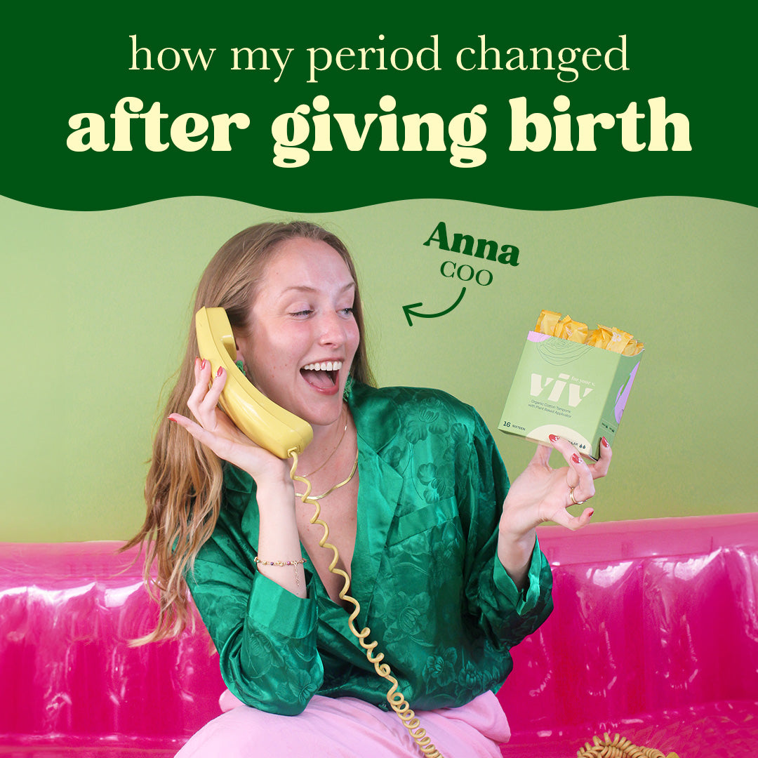 how my period changed after giving birth