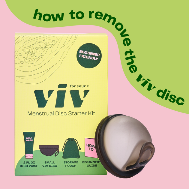 How to Remove a Menstrual Disc viv for your v
