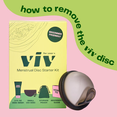 How to Remove a Menstrual Disc