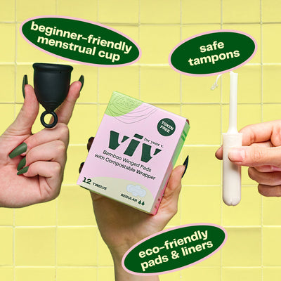 Safe Tampons, Eco-Friendly Pads, & Beginner-Friendly Menstrual Cups: How Viv is Creating the Safest Period Products