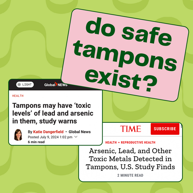 Lead & Arsenic in Tampons?! Here's Why Viv is Your Safest Tampon Choic ...