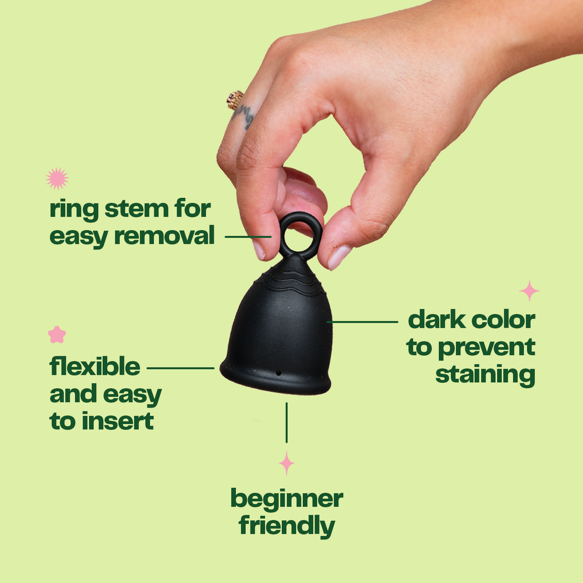 Viv Menstrual Cup - Reusable Silicone Period Cup