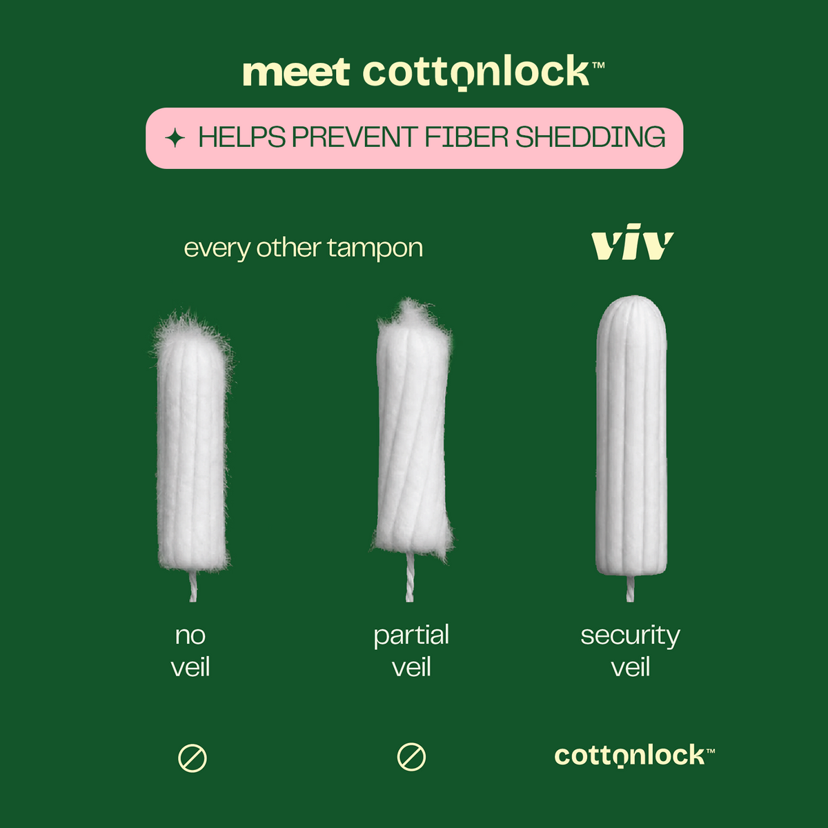 Organic Cotton Tampons Bundle
