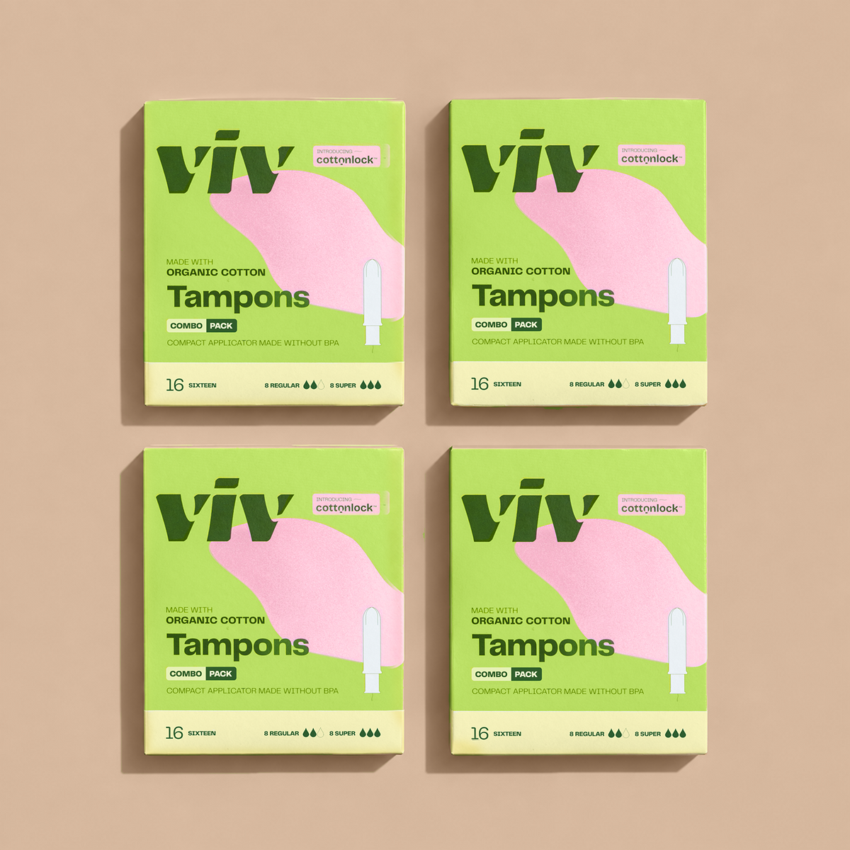 Organic Cotton Tampons Bundle
