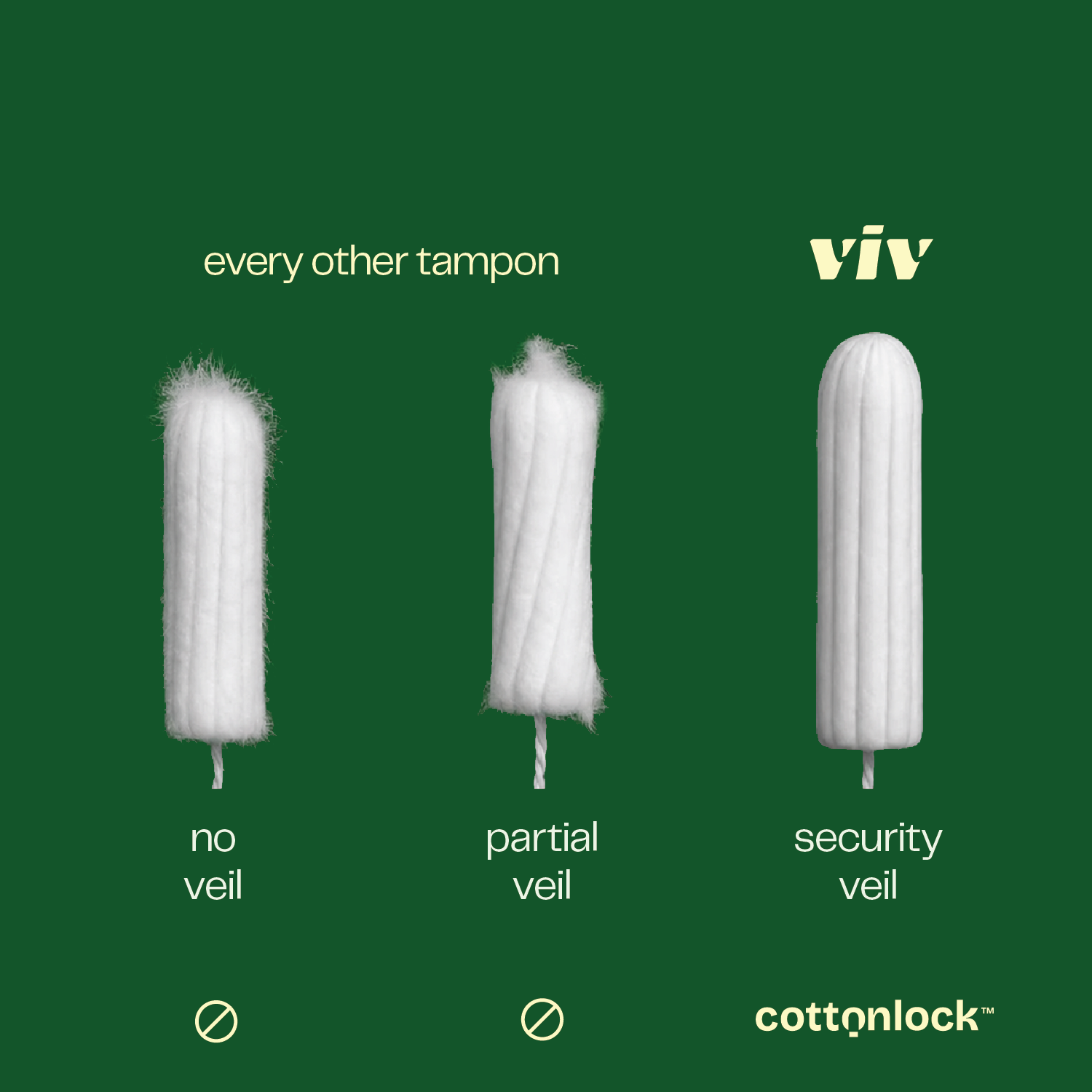 Organic Cotton Tampons