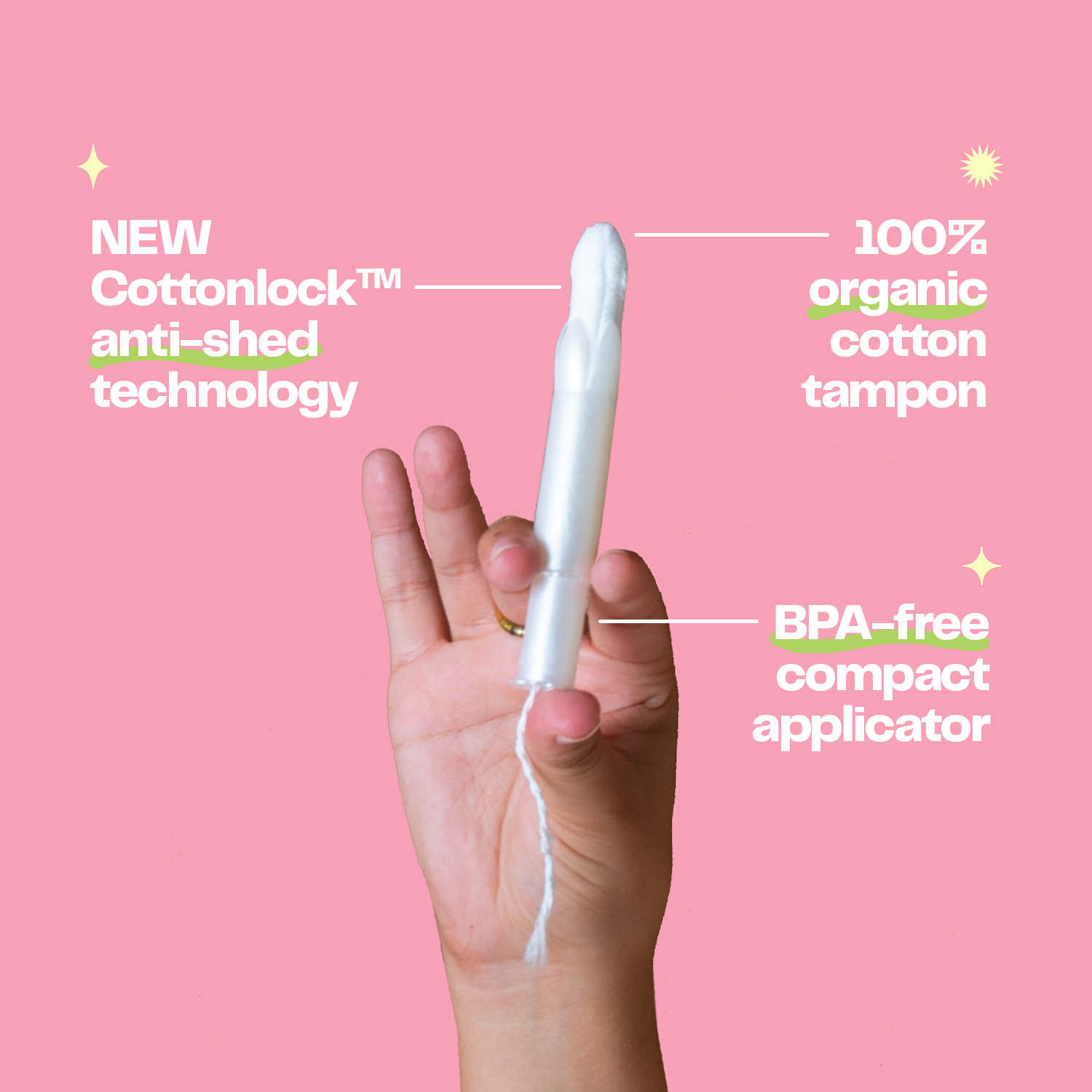 Organic Cotton Tampons