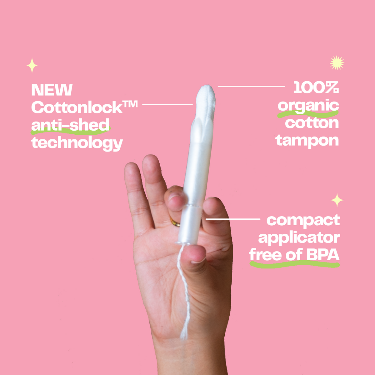 Organic Cotton Tampons Bundle