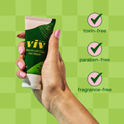The Viv Menstrual Cup and Disc Gel Wash is toxin-free, paraben-free, and fragrance-free; an all-natural and safe way to clean your menstrual cup or disc