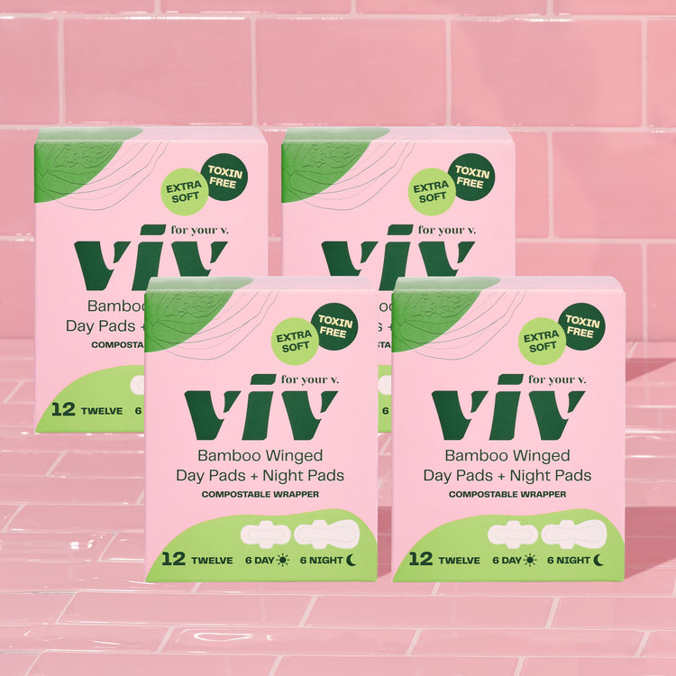 lifemed bambus vital pads Winged Bamboo Pads Bundle – viv for your v
