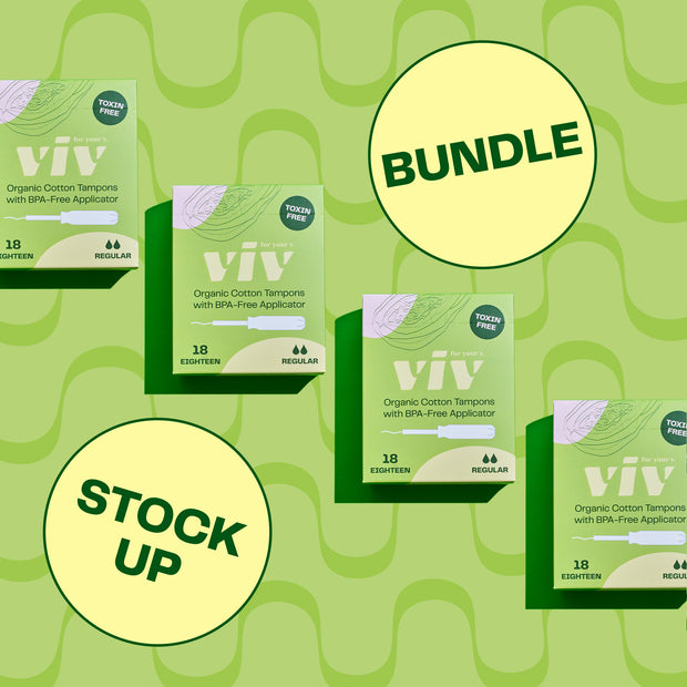 Organic Cotton Tampons Bundle